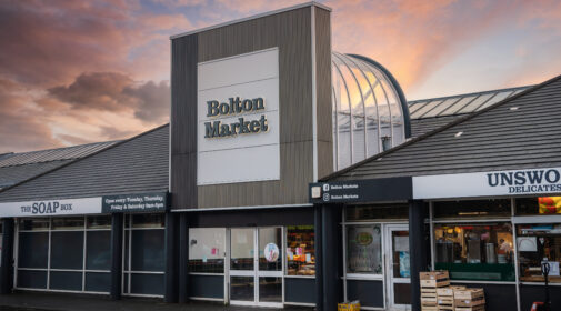 Bolton Market after completion of extension and refurbishement